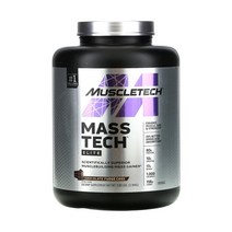 머슬테크 매스테크 엘리트 우수한 근육 생성 매스 게이너 초콜릿 퍼지 케이크 3.18kg, 1개