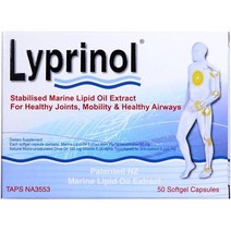 Lyprinol 뉴질랜드 초록입홍합 추출물 오일 50캡슐, 50정