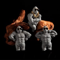 헤카테 머슬매니아 킹콩 차량용 석고방향제, 블루아이스버그, A