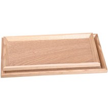 원목 직사각 후식 쟁반 4size, 2호