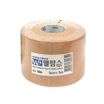 웰팜스 테이프 1개 /키네시올로지근육테이핑근육밴드, 1개입