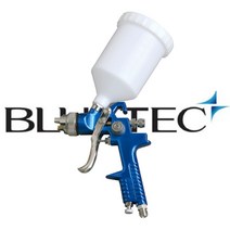 블루텍 에어저압스프레이건세트 중력식 1.7MM 600cc H-827, 1개