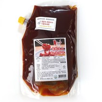 대박마켓 업소용 육회소스 (고추장맛) 2kg 소문난 육회소스 육회양념 대용량, 1개