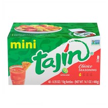 타진 클래식 미니보틀 멕시칸 과일 옥수수 칠리라임 믹스 시즈닝 가루 파우더 10g x 40개입