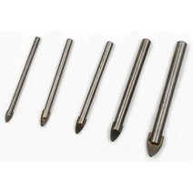 욕실 주방 타공 임팩드릴 비트날 만능 타일 기리 화살촉 벽둟기 유리구멍 대리석 벽뚫기 벽, 6mm NO.75693