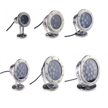 어항 수초 수족관 수조 조명 최고의 가격 6w12w18w24w30w36w 레드 그린 블루 ip68 cree led 수중 풀 물고기 탱크 rgb 스포트 라이트 램프 12v ac, 변하기 쉬운, 30w