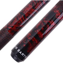 AB Earth 147.3cm(58인치) 핸드 페인팅 시리즈 2피스 당구 큐 랩 포함, 05 레드_04 21oz