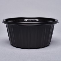 195 일회용 칼국수 용기 대 블랙 1420ml, 200개, 1개