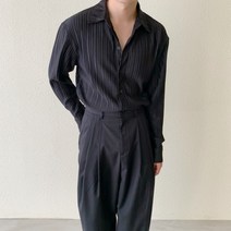 모모코 오버핏 플리츠 셔츠 (3color)