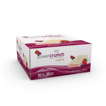 BNRG Power Crunch Protein Energy Bar Wild Berry Creme 12 Bars 1.4 oz, 1