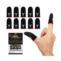 10 PCS 게이밍 Finger 슬리브 Nuozme 슬리브 핏 All 터치스크린 Devices 0.15mm 슈퍼conducting 나노섬유 Smooth Feel 땀방지 E
