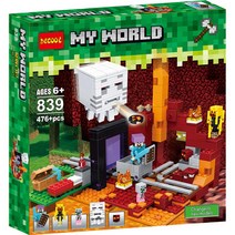 해외직구상품 레고 마인크래프트 아이스 스파이크 21131 중국 호환, 1개, 1