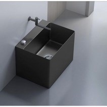 걸레 개수대 세척 다용도실 싱크대 세탁실 카페 업소 스테인리스, 블랙 304 스텐 50CM(수도꼭지x)