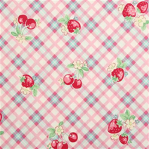 유와 마츠야마 아츠코 시리즈 과일모양 수입 퀼트 프린트원단 5 color, C-화이트핑크