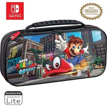Game Traveler 닌텐도 스위치 휴대용 케이스 슈퍼 마리오 오딧세이 스위치 OLED 및 라이트 호환 게임케이스 2개 핸들 포함, Switch Case