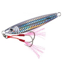 루어낚시 캐스팅 지그 지깅 삼치 농어 광어 우럭 볼락 갈치 메탈JIG2, 60g, 야광핑크