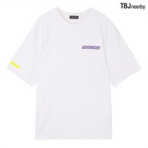 [TBJ] SH01 유니) AD 등판 전사프린트 티셔츠 T193TS030P/WHITE (8