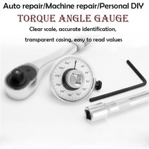 전문 앵글 토크 게이지 토크 앵글 게이지 렌치 토크 측정기 앵글 미터 크롬-바나듐 스틸