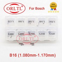 B15 B40 CR 연료 인젝터 조정 와셔 개스킷 수리 키트 Bosch, 08 B16(1.08-1.17) 50PCS, 08 B16(1.08-1.17) 50PCS