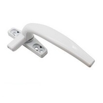 루버창 폴딩도어 손잡이 잠금 장치가있는 알루미늄 합금 창 내부 평면 개방형 내부 개방형, 오른쪽, 하얀