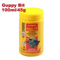 Sera Fish food 종류의 미니 아기 물고기 새우 cichild discus betta guppy botton 메기, [01] M, [01] Bit Basic 100ml 45g