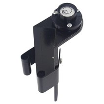 WJSHOP 학년 로드 레벨 버블 레벨 측정기 수직 레벨러 탄소 섬유 폴 센터링 폴, 넥타이 없는 블랙, 85mm, 플라스틱