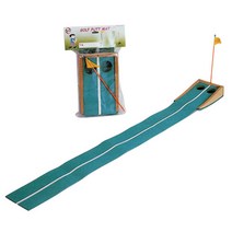 키드짐 골프매트 130cmX(W)14.5cm 러버재질 잔디색