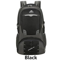 케일 배낭 가방 트레일러닝백 85l 60l 40l 남성 방수 여행 팩 스포츠 팩 야외 등산 하이킹 등산 캠핑 남성용, 검은색, 60리터