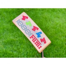 골프채 2022 새로운 골프 퍼터 후미 골드 컬러 33/34/35 인치 헤드 커버 클럽, 34인치