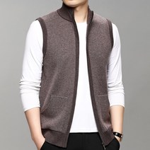 F81312가을트렌치하이넥집업중남성니트런닝P165