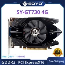soyo nvidia geforce gt730 4g 그래픽 카드 gddr3 비디오 메모리 hdmi 호환 게임 비디오 카드 데스크탑 컴퓨터용 새 gpu
