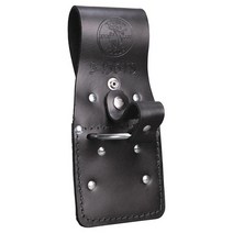 Klein Tools 5456 가죽 망치 홀더 금속 반지 포함 바이오더, Tunnel Loop and Strap