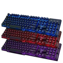 멤브레인 LED키보드 게임용키보드 3컬러 백라이트 오버워치키보드 LOL롤키보드 게임키보드 생활방수키보드 저소음키보드qm;fnP+0Mm, ●상품:상품선택-●, ●상품:상품선택-●