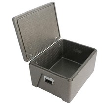 오토바이 배달통 방수 보온통 보냉통 자전거 배달가방, 두꺼운 95L 그레이