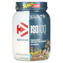 Dymatize 다이마타이즈 ISO100 가수 100% 분리유청단백 프루티 페블 600g(1.3lbs)