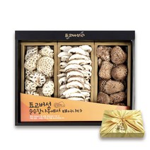 삼시세끼연구소 무농약 표고 버섯 선물 세트, 다화고 3종, 1개