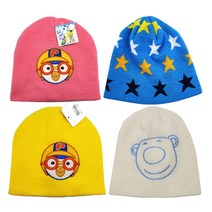 뽀로로 캐릭터 비니 니트 모자 / 캐릭터 간절기 겨울 모자 유아 아동