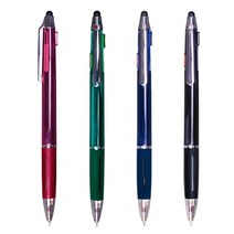 몰포유 인텐스니들3색터치UV볼펜 4종, 12개입, 파랑