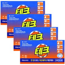 한장으로 찌든때까지 테크 시트 후레쉬브리즈, 4개, 20매