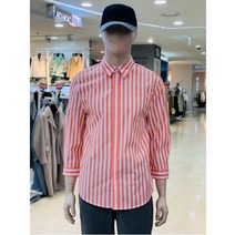 [W몰 헨어스 에드윈] 스트라이프 7부 셔츠 HSE382