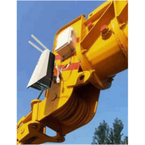 중장비 크레인 붐대 무선 카메라 사각지대 모니터링, HD 14인치 + 배터리 1개