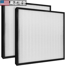 [CFKREYA 정품] EJ120 교체용 HEPA 필터 EJ 에어 퓨리 파이터와 호환 H13 등급 필터 2개와 활성탄 1개 포함 586638, 2 HEPA