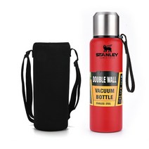 스탠리 500ml 1000ml 이중 벽 스테인레스 스틸 보온 물병 플라스크 진공 커피 컵 텀블러 자동차, 01 Red_03 1000ml
