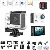 헬멧블랙박스 자전거 후방 바이크 블랙박스 방수 4K 오토바이 DVR 액션 카메라 레코더, 02 아무도, 05 white