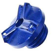오토바이 액세서리 야마하 R1 YZFR1 M 1998-2020 CNC 알루미늄 엔진 오일 필러 캡 플러그 커버, 05 blue