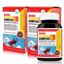 네추럴라이즈 캐나다 활성 비타민B 컴플렉스 비타민B1 B6 Vitamin B2 B12 고함량 고농축 피로회복 종합영양제 90정 3개월분, 1300mg, 180정