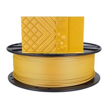 3D-Fuel 3D 필라멘트 고온 터프 프로 PLA+ 메탈릭 골드 1.75mm 1kg +/- 0.02mm 허용 오차 미국산 쉬운 인쇄 및 대부분의 프린터 브랜드와 함께 작동