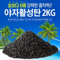 김용석생활연구소 {야자활성탄2kg}가습/습기제거/냄새/공기정화/야자숯, 단품없음