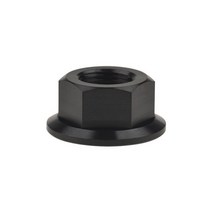 Xingxi 티타늄 너트 ti m5 m6 m8 m10 m12 m14 m16 플랜지, M10 1.00mm, 검정