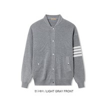 본컴퍼니 남성 봄 가을 고급 카라넥 슬림핏 니트 코트 B468